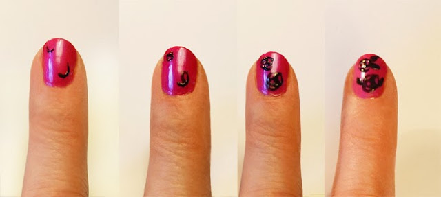 stylized roses manicure inspired by lanvin, diy mani