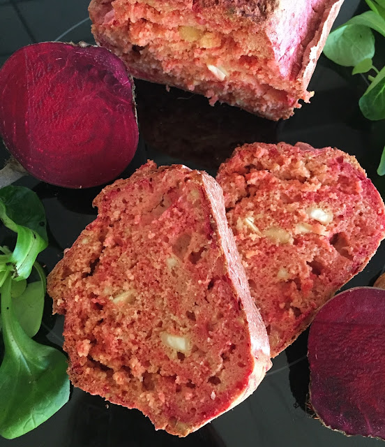 Rote-Bete-Mandel-Brot, Rezept glutenfrei & vegan, Bio, Minimalismus: Zubereitung einfach + schnell, Healthy Food Style