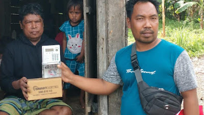24 Unit Meteran Listrik di Desa Sibalago Akhirnya Terpasang  
