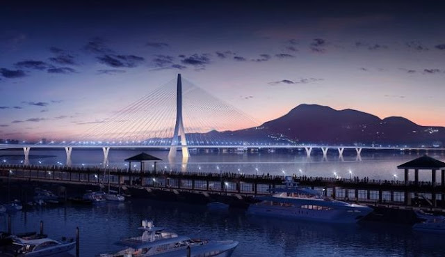 جسر دانجيانغ لزها حديد 