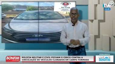 Campo Formoso: PM e Polícia Civil fecham cerco contra circulação de veículos clonados; Confira