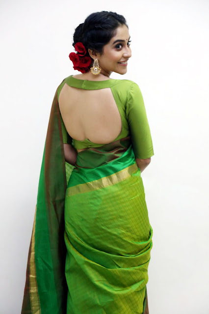 Regina Cassandra in Green Saree - Timeless Beauty Unveiled