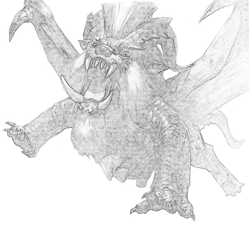 monster-hunter-frontier-teostra-art-coloring-pages