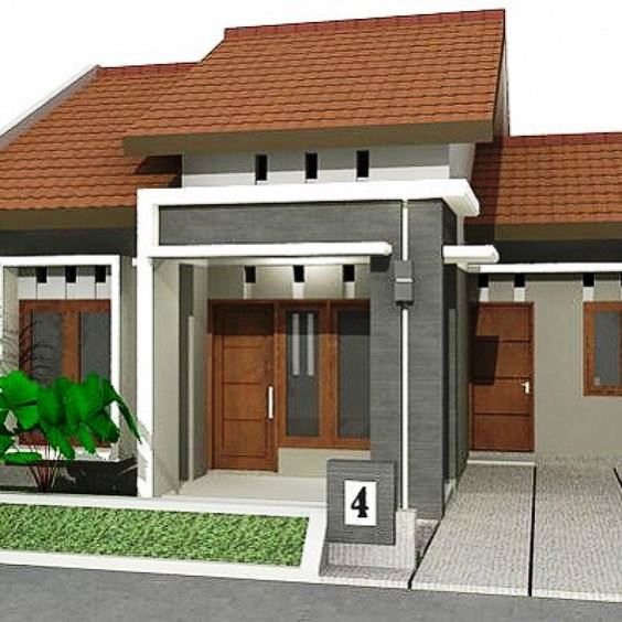 20 Inspirasi Rumah Minimalis 1 Lantai dengan Atap Pelana 