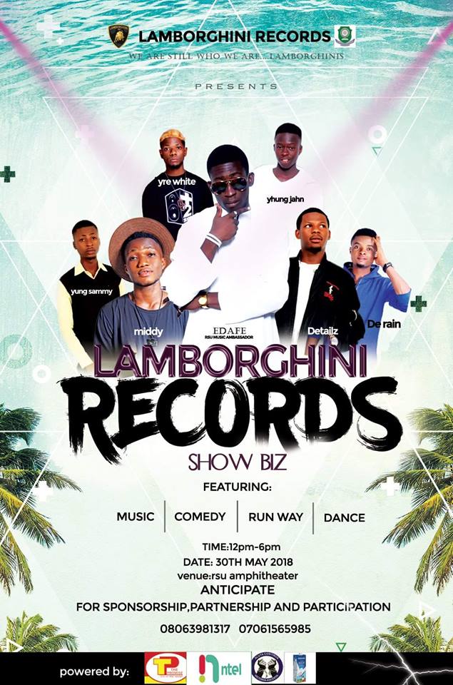 LAMBORGHINI RECORDS IS ON IT AGAIN.