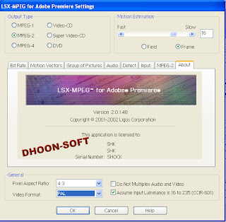 Ligo LSX.Mpeg 2.01 For Adobe Premiere 6.5