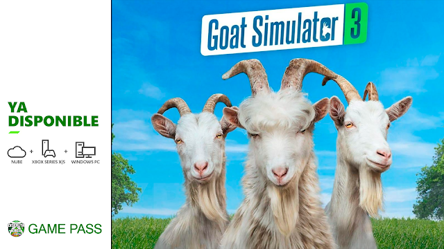 Goat Simulator 3 ya está disponible en Game Pass