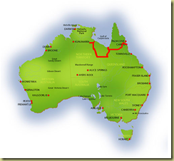 Australia Map Daly Waters