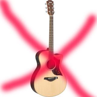 Belajar bermain Gitar Tidak harus memiliki gitar