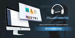 Streamz - A music streaming website with admin panel - Responsive Blogger Template