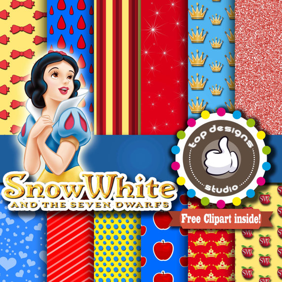 ¡Descarga Gratis! Papel Digital de Blanca Nieves 🌹