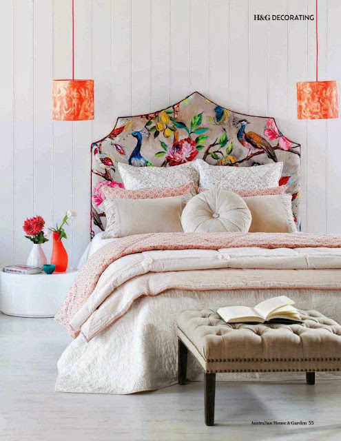 Floral Fabric Headboards