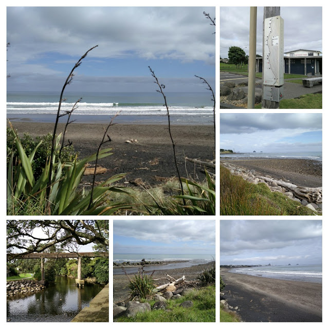 Photos le long du coastal walkway à New Plymouth Taranaki Nouvelle-Zélande