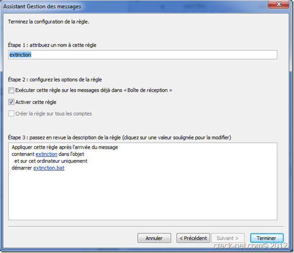 Eteindre son pc à distance 