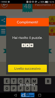 Mega Quiz soluzione pacchetto 7 livelli 48-50