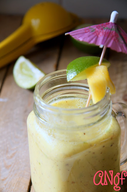 Tropical Summer Smoothie with Lime