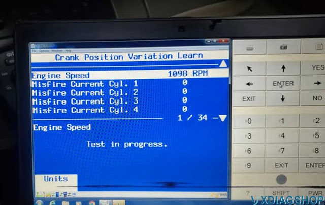 VXDIAG Tech2win GM Crankshaft Position Relearn 16