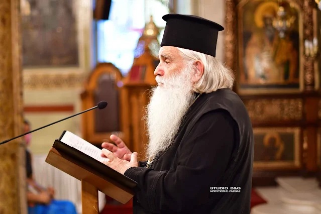 Ομιλία του Μητροπολίτη Αργολίδας στον Ι.Ν. Τιμίου Προδρόμου στο Άργος