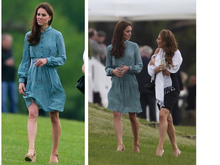 Kate Middelton, Duchess of Cambridge, in Libelula at the Polo