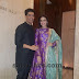 Sonali Bendre in Purple Benras Salwar