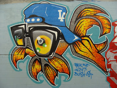 fish graffiti, graffiti animals