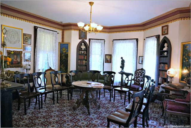Salita de la Casa Museo de Harriet Beecher Stowe en Hartford, Connecticut