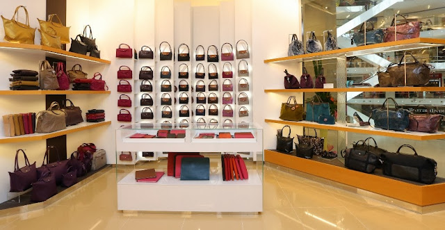 longchamp pavilion KL, new exclusive store, luxury handbag, famous fashion blogger 