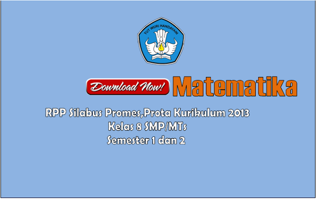 Perangkat Pembelajaran Kurikulum 2013 Matematika Kelas 8 SMP /MTs