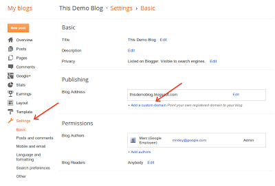 HOW TO INTEGRATE CUSTOM DOMAIN WITH BLOGGER - SET UP YOUR DOMAIN NAME FOR YOUR BLOG - SET UP OWN DOMAIN TO  BLOGGER