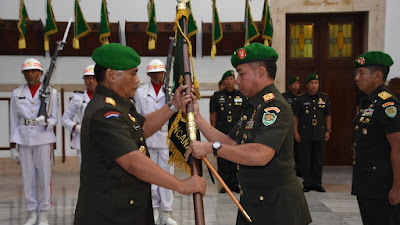 Brigjen TNI Agus Subiyanto Resmi Jabat Danrem  061/SK Gantikan Brigjen TNI Novi Helmy Prastya 