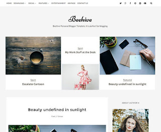 Beehive Blogger Template