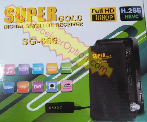 SUPERGOLD SG-666 HD RECEIVER POWERVU KEY NEW SOFTWARE