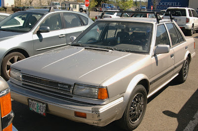 1987 Nissan Stanza GXE Sedan.