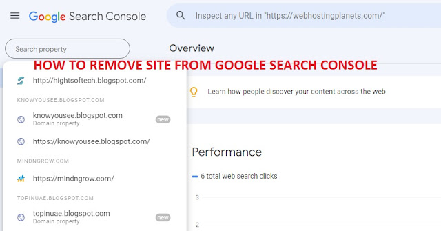 HOW TO REMOVE SITE FROM GOOGLE SEARCH CONSOLE  - REMOVE PROPERTY