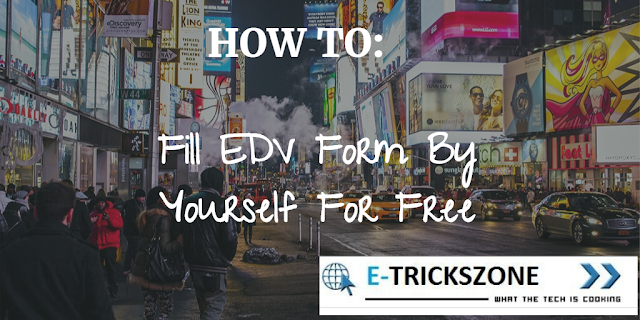 How To: Fill EDV Lottery Form Online By Yourself