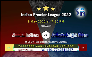 IPL 2022 MI vs KKR 56th Match Prediction Who will win Today Astrology