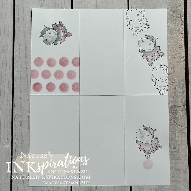 Three mini slim line cards from one sheet of Basic White Thick Cardstock | Nature's INKspirations by Angie McKenzie