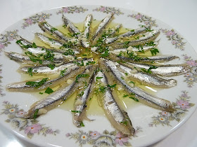 boquerones, vinagre