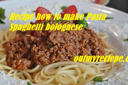 Recipe how to make Pasta Spaghetti bolognese