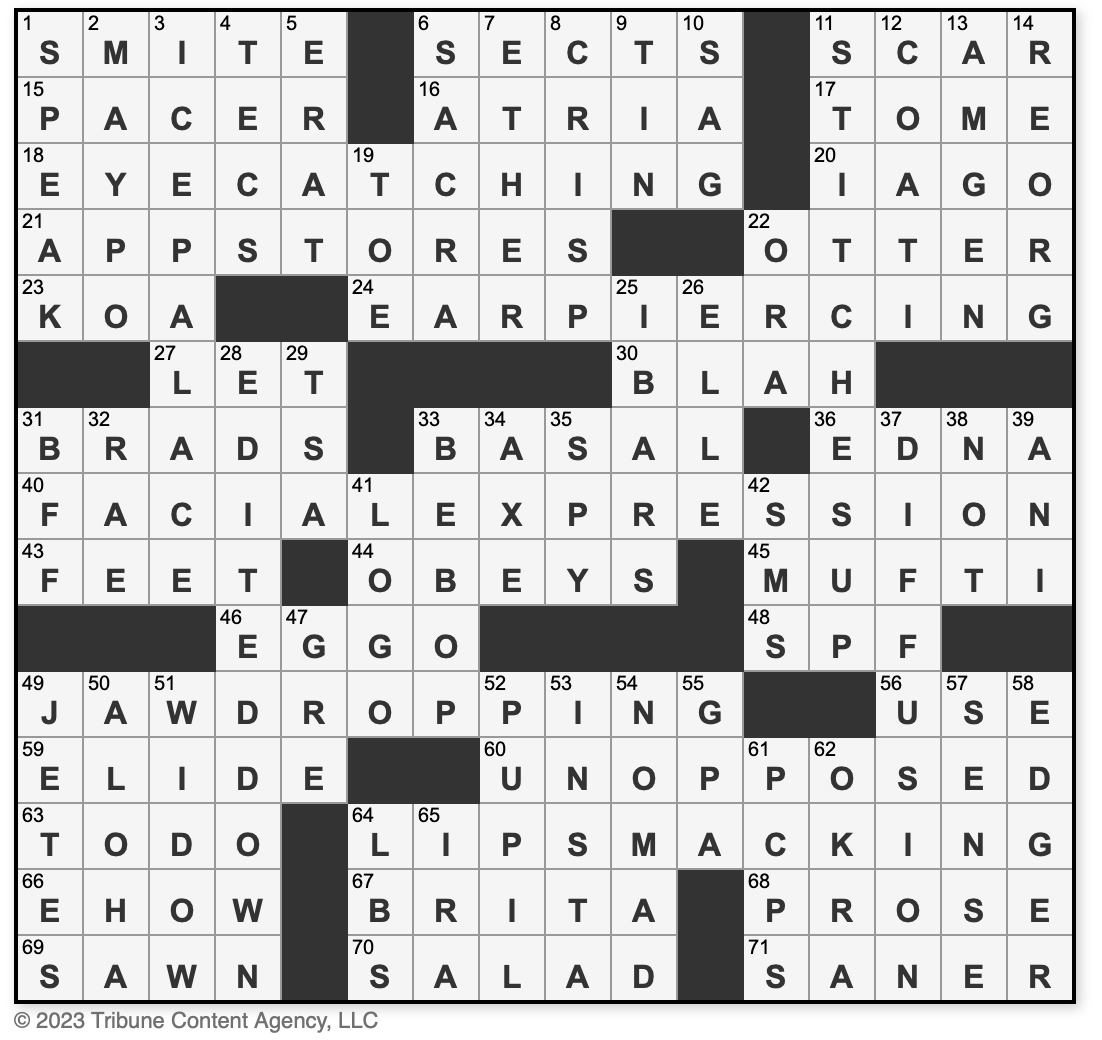 LA Times Crossword 25 Oct 22, Tuesday 