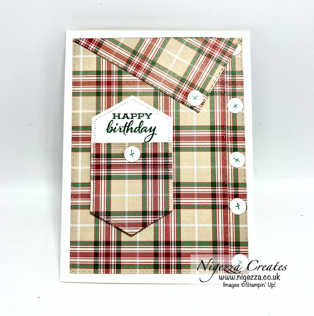 Masculine Shirt Card With A Pocket