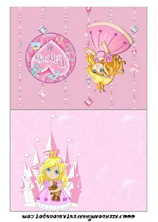 Blondie Princess, Free Printable Labels