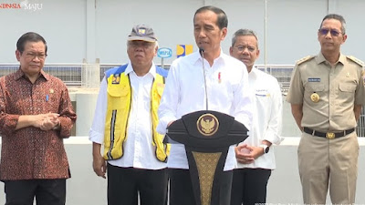 Resmikan Pompa Ancol Sentiong, Jokowi Harap Banjir Jakarta Berkurang