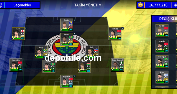 DLS 24 Fenerbahçe Modu Güncel Kadro İndir Son Sürüm Yeni