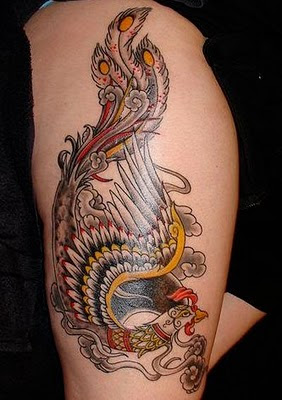 Tattoo Burung Merak di Tangan Gambar  Seni Tattoo