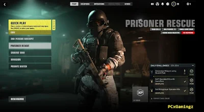 Call of Duty Modern Warfare II Main Menu