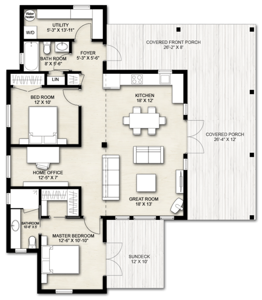 Desain Rumah Cabin Modern dengan Sentuhan Pedesaan yang Kontemporer