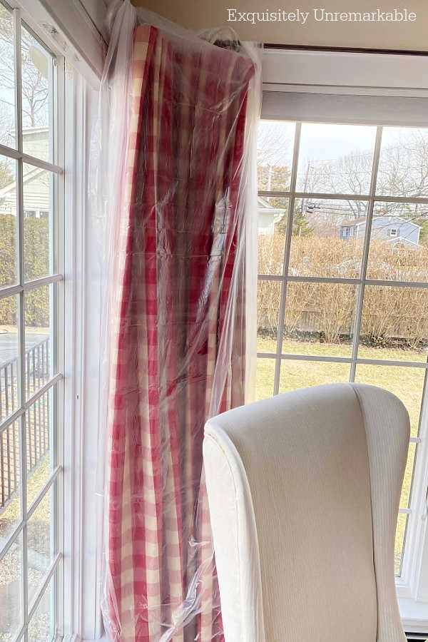 Covering Curtains When Renovating