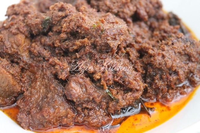 Rendang Daging Sedap Giler - Azie Kitchen