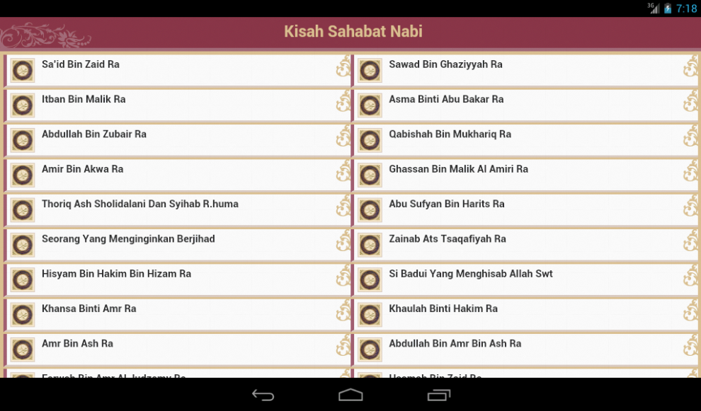 Download 200 + Kisah Sahabat Nabi Versi Hp